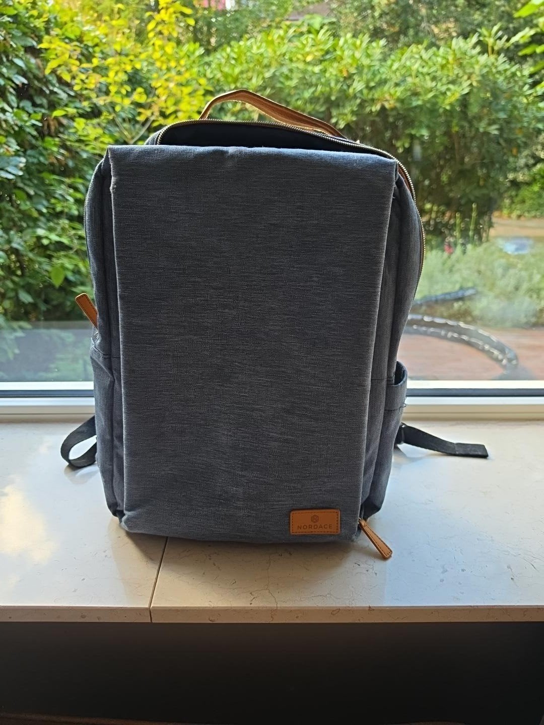 Nordace Siena Smart rugzak in denimkleur, zo goed als nieuw, Ophalen of Verzenden, Zo goed als nieuw, Overige merken