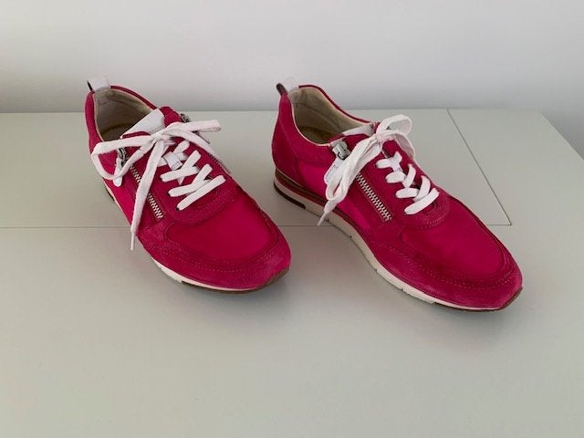 Prachtige z.g.a.n. sneakers van Gabor, 6 (39) Wijdte G, roze, Gabor, Nieuw, Ophalen of Verzenden, Sneakers of Gympen