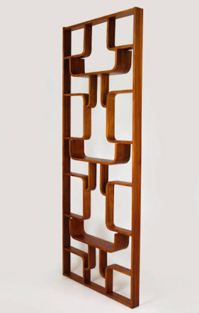 1960s Ludvík Volák Uniek Vintage Boekenkast/Roomdivider, Huis en Inrichting, Kasten | Boekenkasten, Gebruikt, 50 tot 100 cm, 200 cm of meer