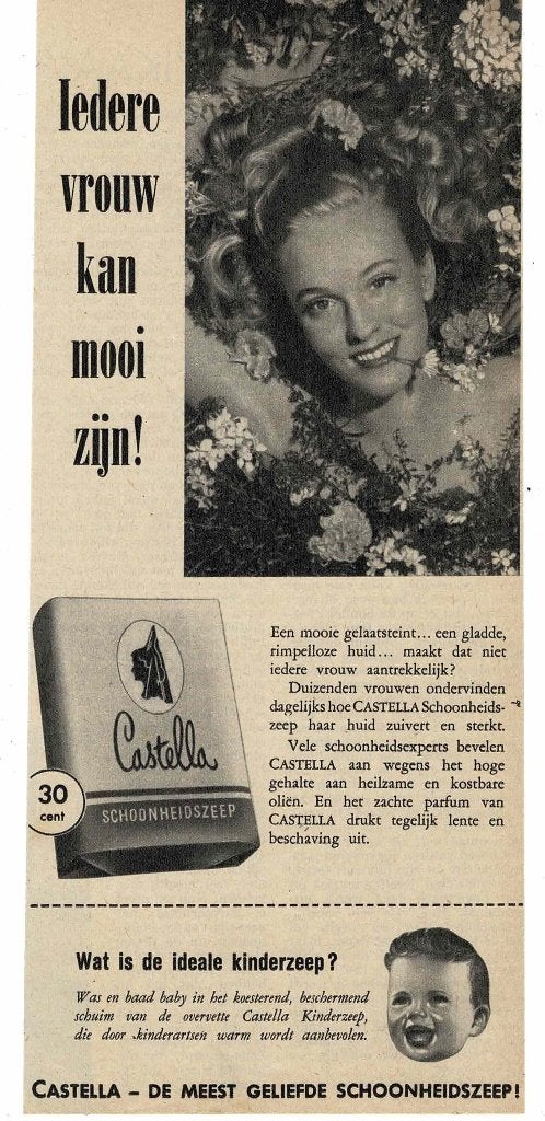 Een mooie gelaatsteint en gladde huid, gebruik CASTELLA ZEEP, Verzenden, Zo goed als nieuw, Overige typen