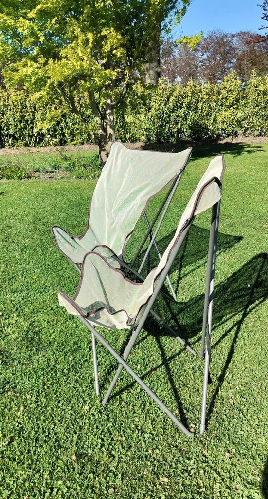 2x Lafuma campingstoel, Ophalen of Verzenden, Zo goed als nieuw, Campingstoel