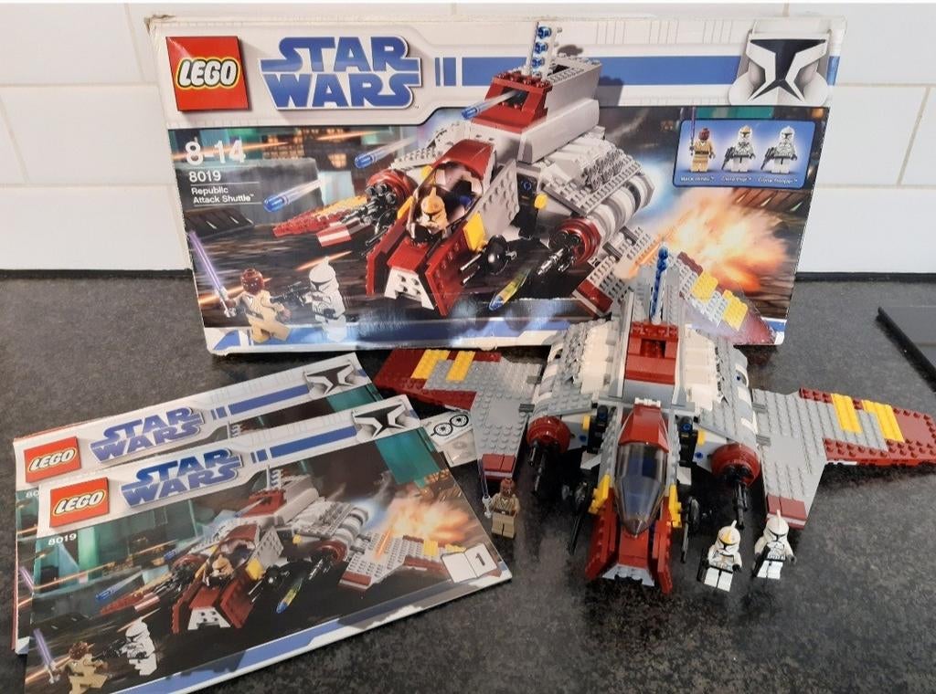 Lego Star Wars 8019 Republic Attack Shuttle, Ophalen, Zo goed als nieuw
