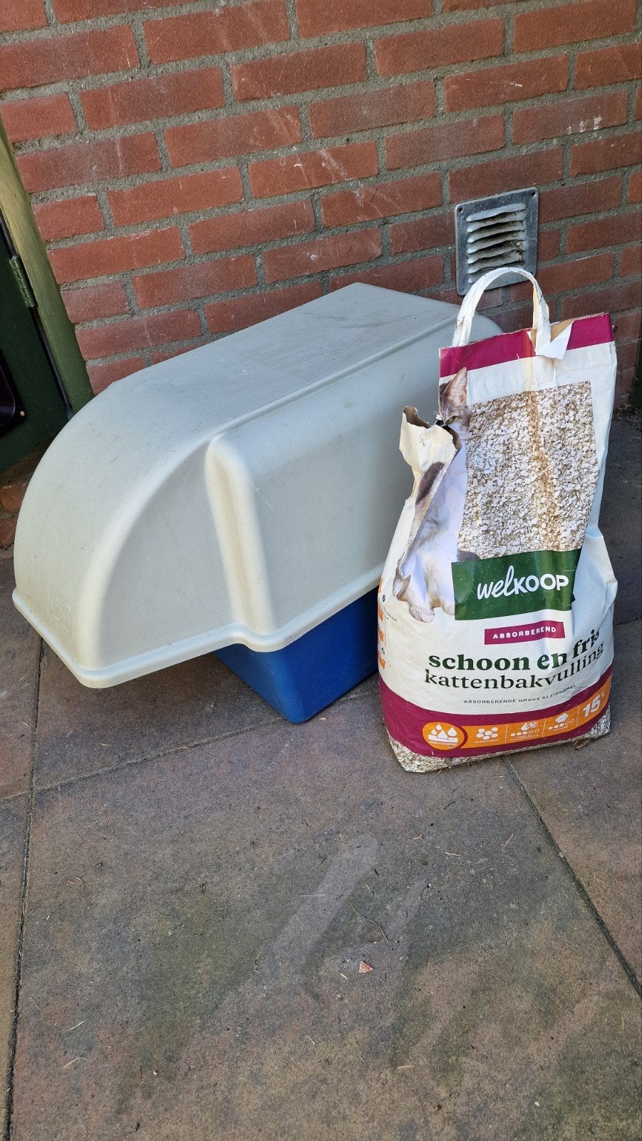 kattenbak groot voor 2 katten, Ophalen of Verzenden, Gebruikt, Open