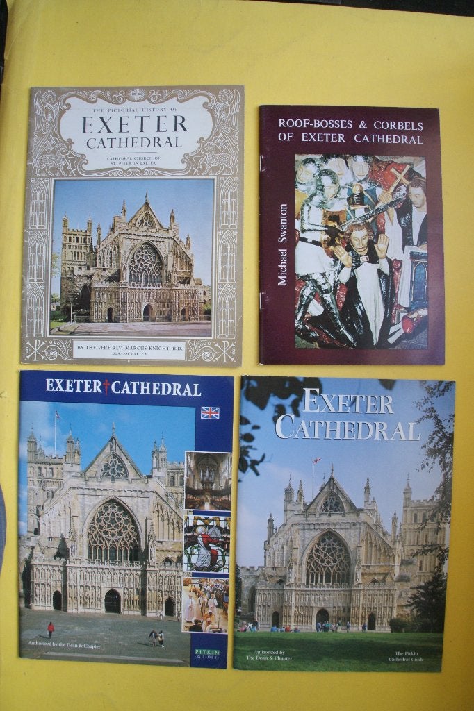 4 boeken over Exeter Cathedral - Architectuur, Ophalen of Verzenden, Zo goed als nieuw, Architectuur algemeen, Marcus Knight, Michael Swanton