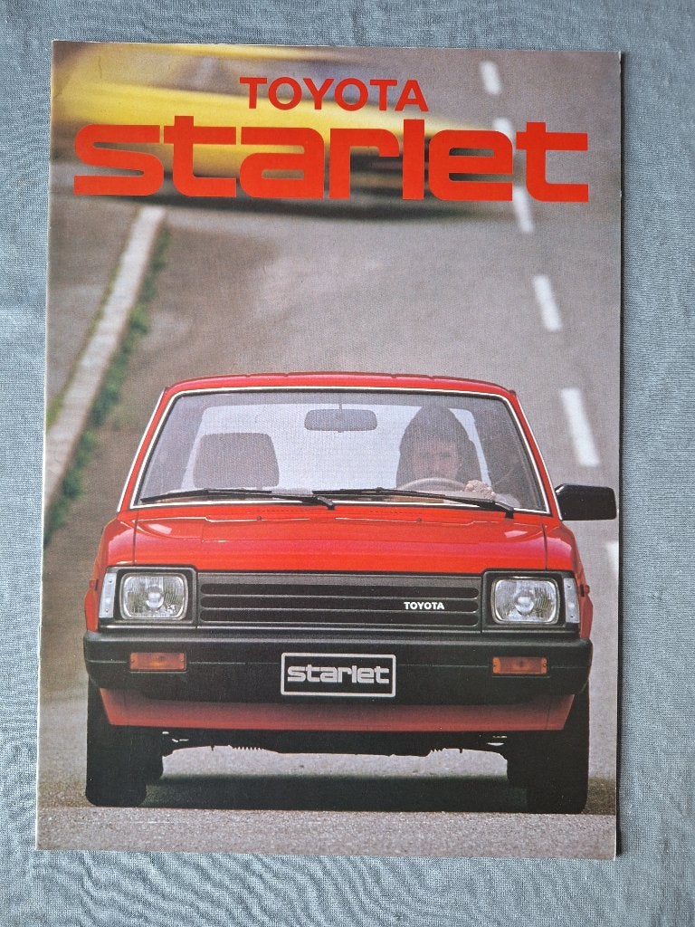 Brochure TOYOTA STARLET - 1984 NL, Verzenden, Zo goed als nieuw, Toyota