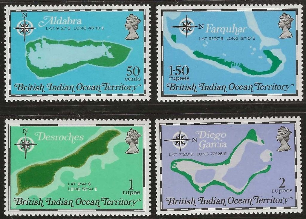 Brits Indische Oceaangebied, Verzenden, Overige landen, Postfris