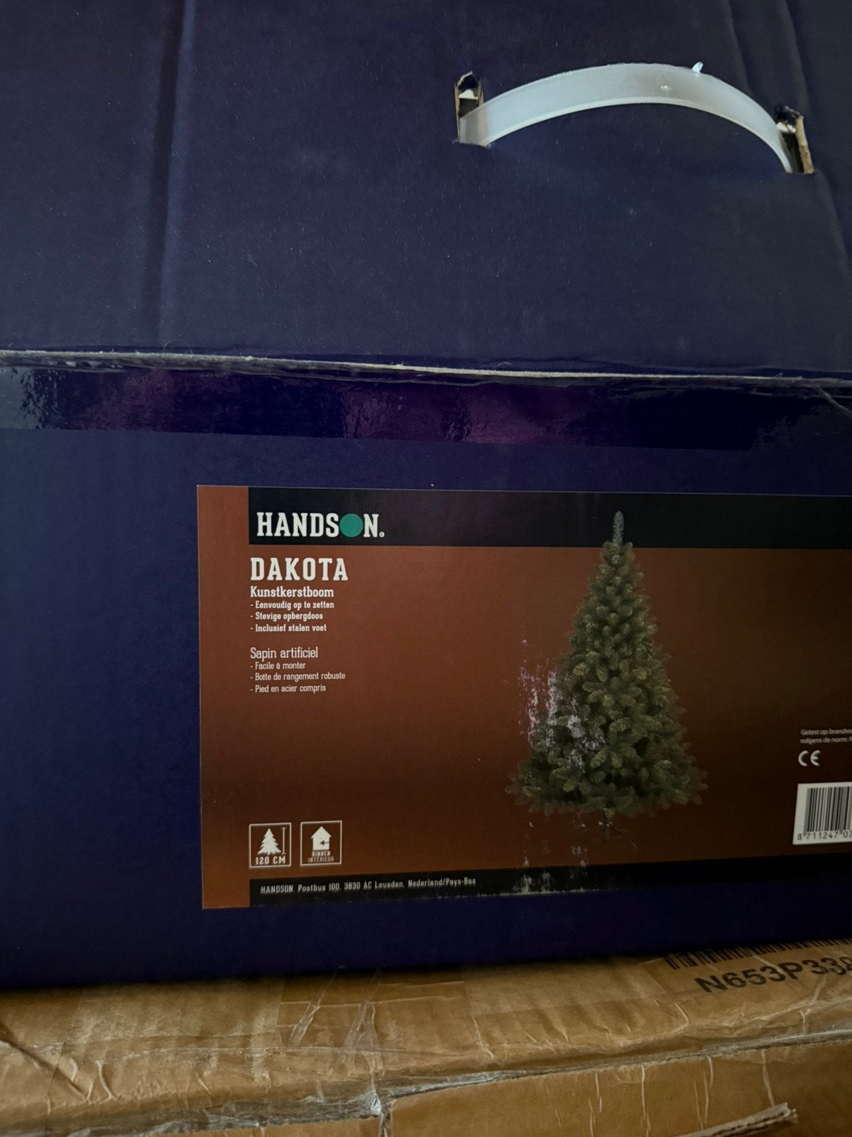 Kerstboom+ wenskaarten stapel, Ophalen, Zo goed als nieuw