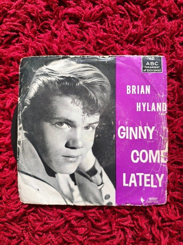 Brian Hyland vinyl single, Cd's en Dvd's, Ophalen of Verzenden, Gebruikt, Pop