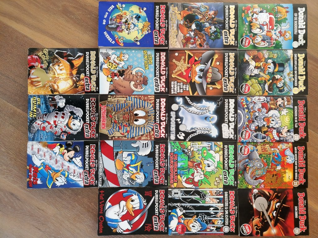 Donald duck dubbelpocket x18, Boeken, Stripboeken, Gelezen, Ophalen of Verzenden, Donald Duck, Meerdere stripboeken