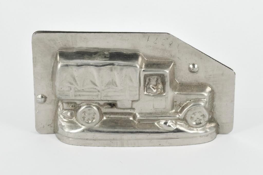 OUDE BLIKKEN CHOCOLADE VORM, Antiek en Kunst, Ophalen of Verzenden