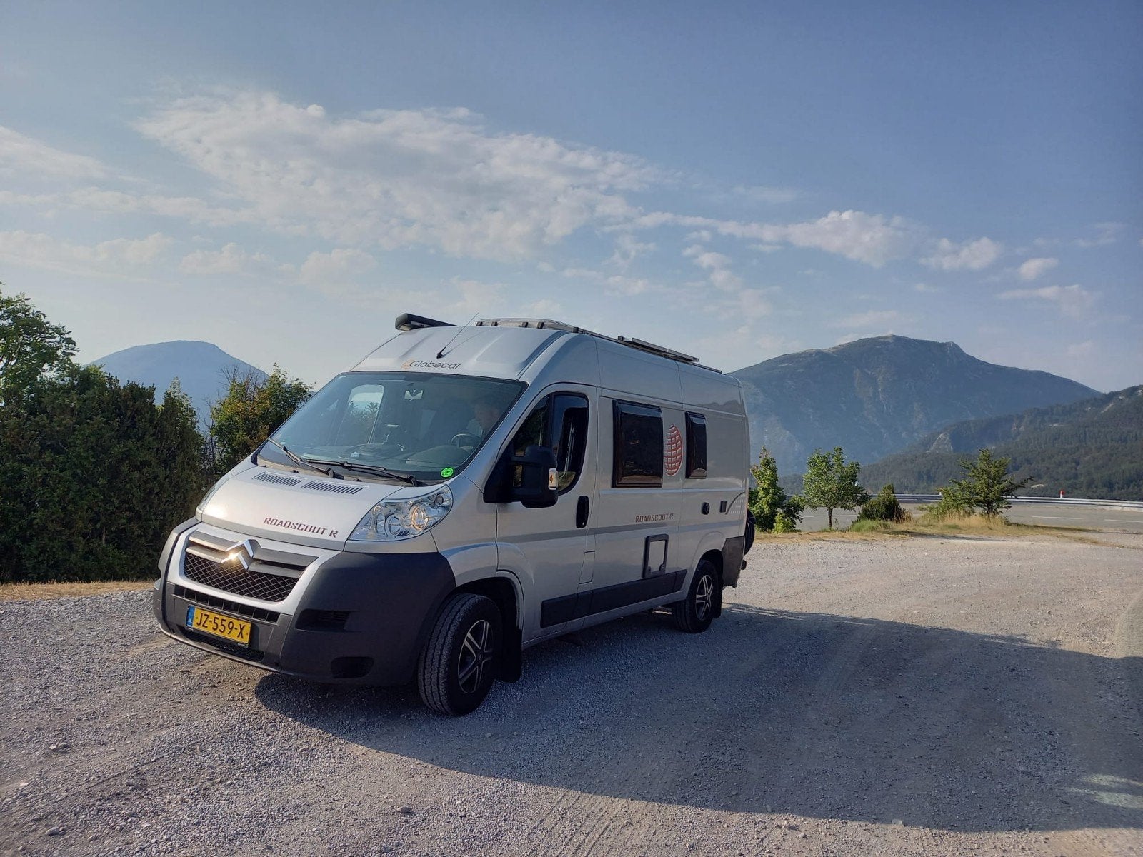 Busbiker met Globecar Roadscout R, Ophalen, Gebruikt