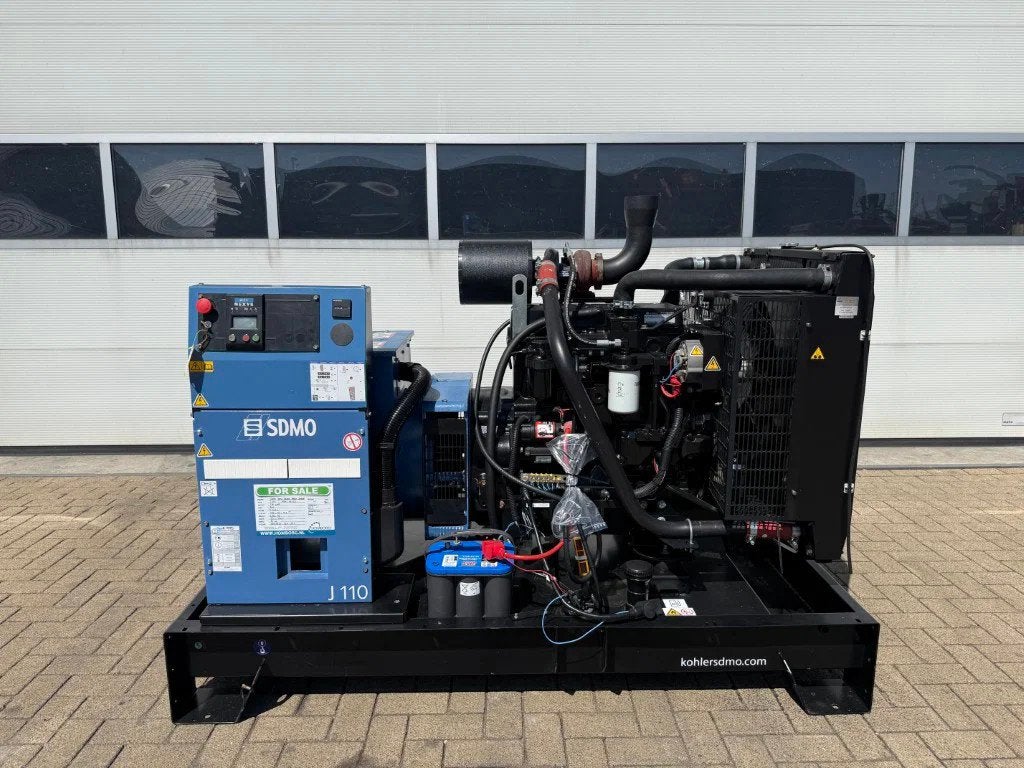 SDMO J110 John Deere Leroy Somer 110 kVA noodstroom generato, Ophalen of Verzenden