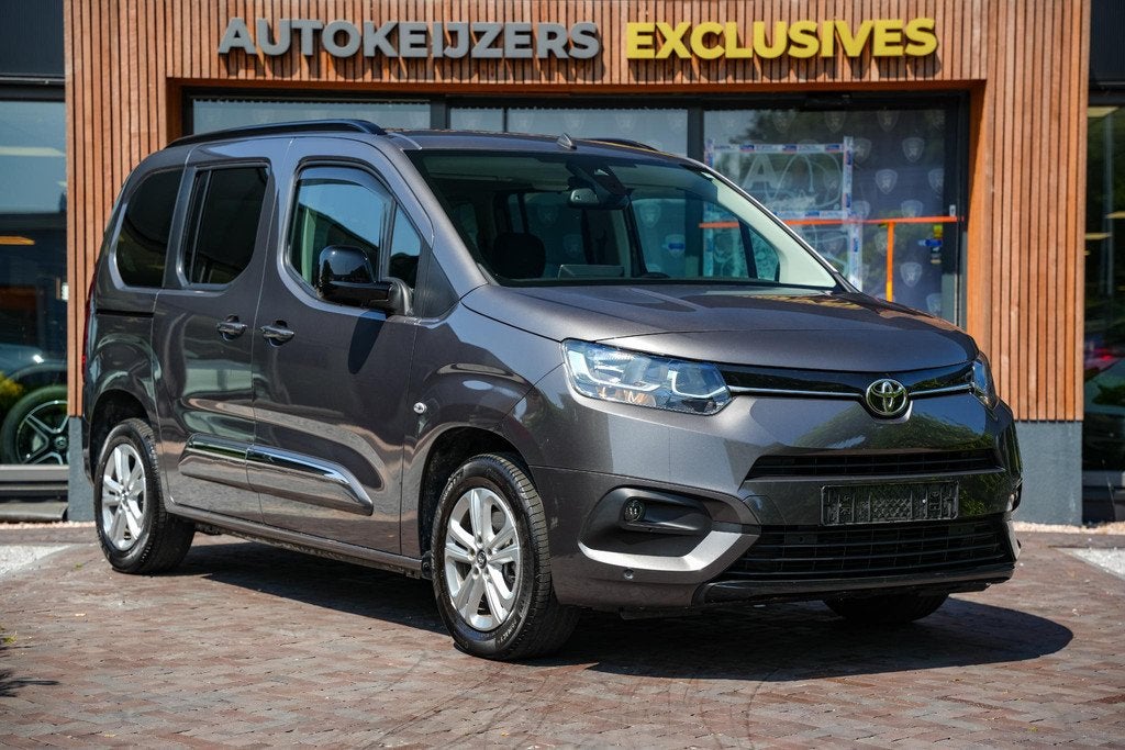 Toyota PROACE CITY Geel Kenteken 5 Persoons Automaat Navi, Auto's, Toyota, Automaat, Stof, Gebruikt, Overige carrosserieën