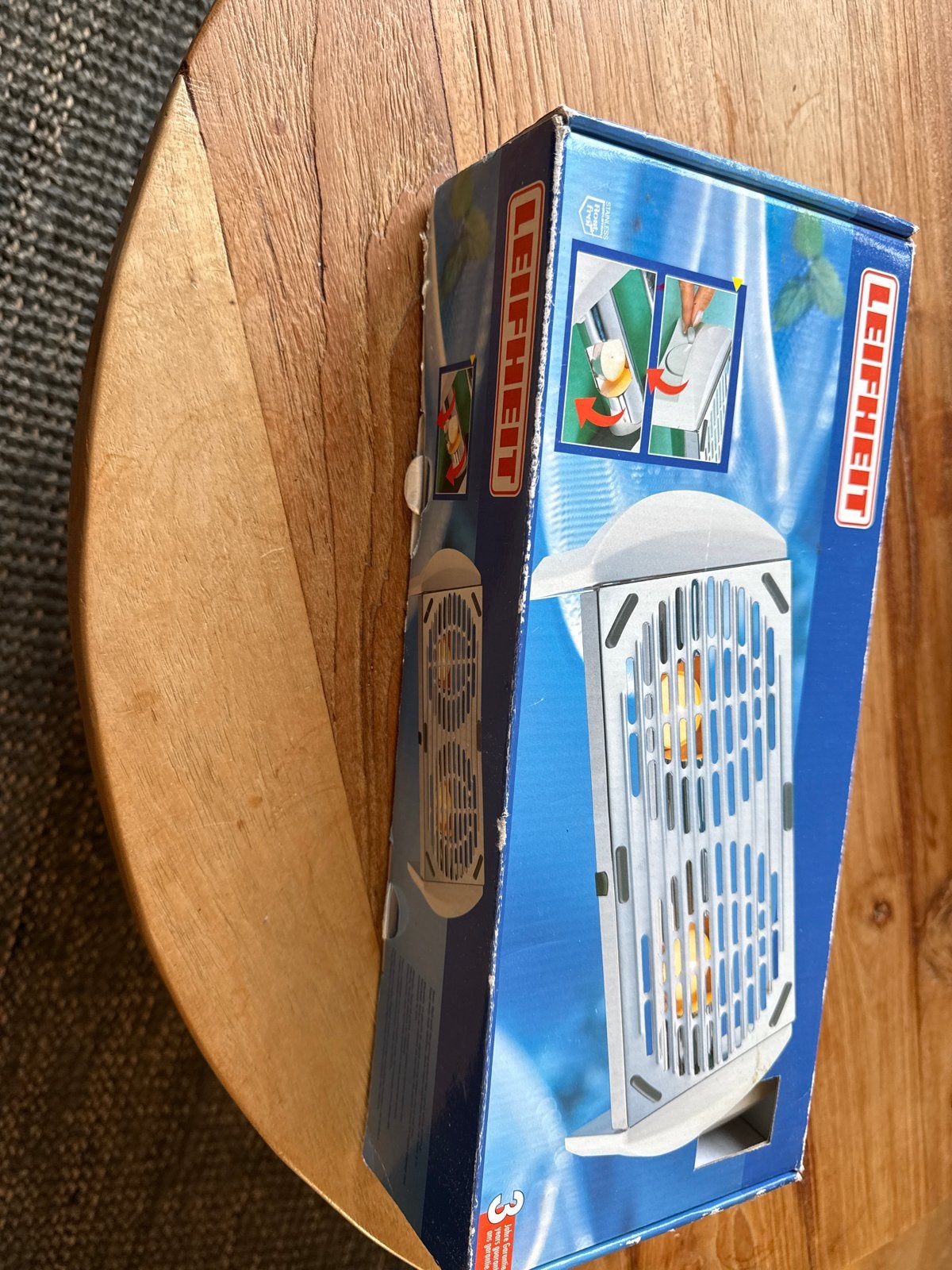 Leifheit Rechaud met 2 waxinelichtjes - Nieuw in verpakking, Ophalen, Overige typen, Metaal, Nieuw