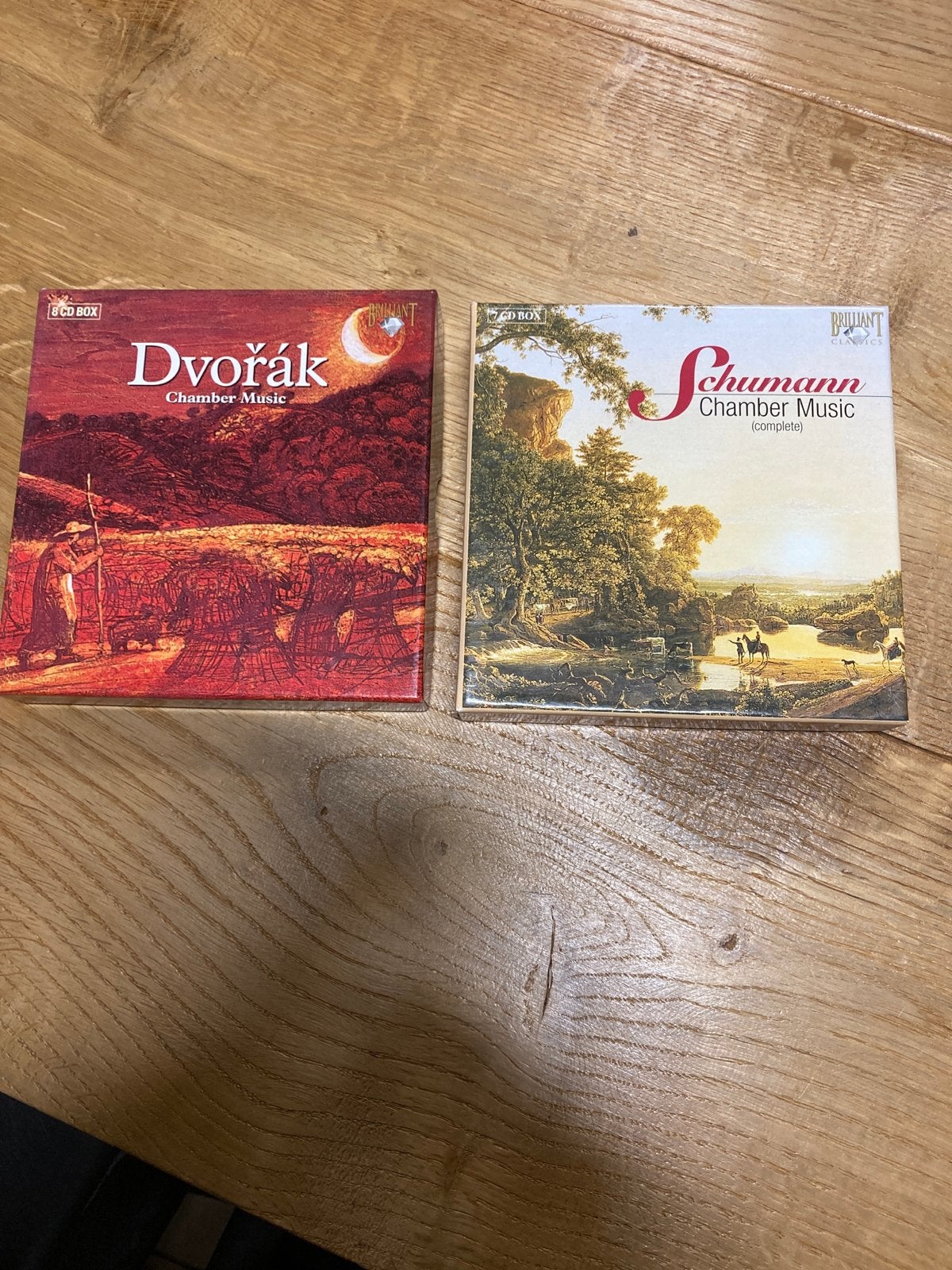 Dvořák & Schumann Kamermuziek CD Boxsets - Klassieke Muziek, Kamermuziek, Boxset, Ophalen of Verzenden, Zo goed als nieuw