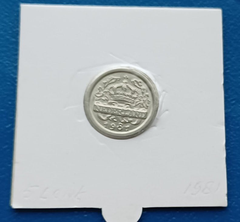 Wapenstuiver, Herdenkingsstuiver 5 cents - 1981, Verzenden, Overige materialen, Nederland