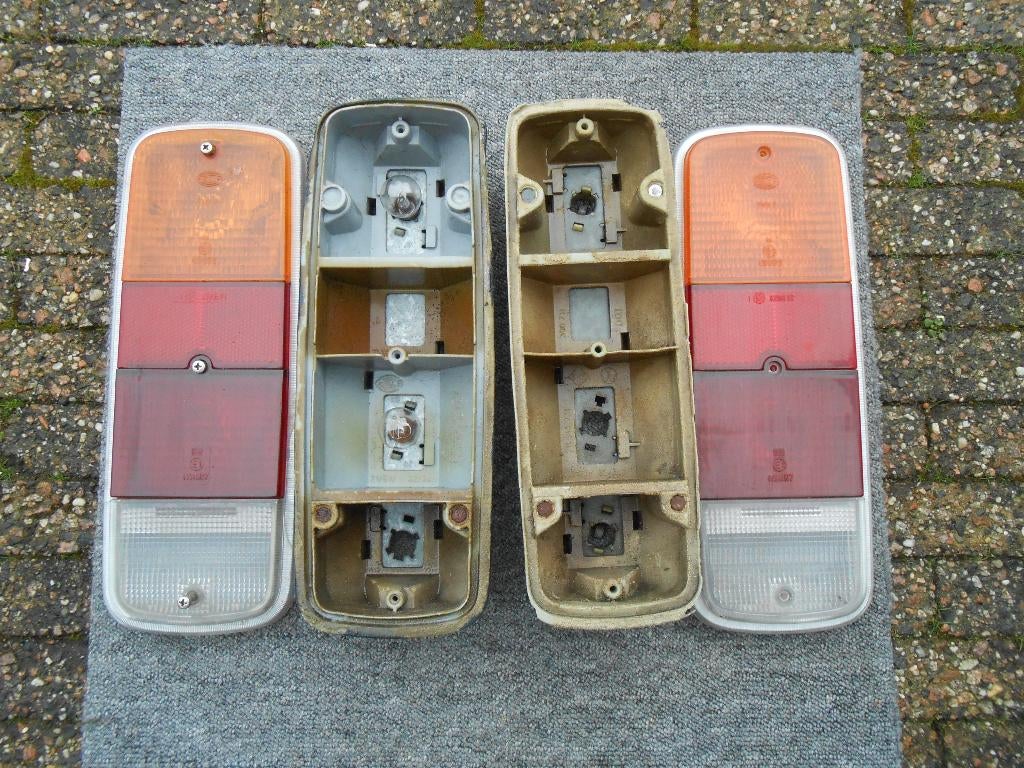 vw volkswagen bus T2 T2B hella achterlichten set, Ophalen of Verzenden, Gebruikt, Volkswagen