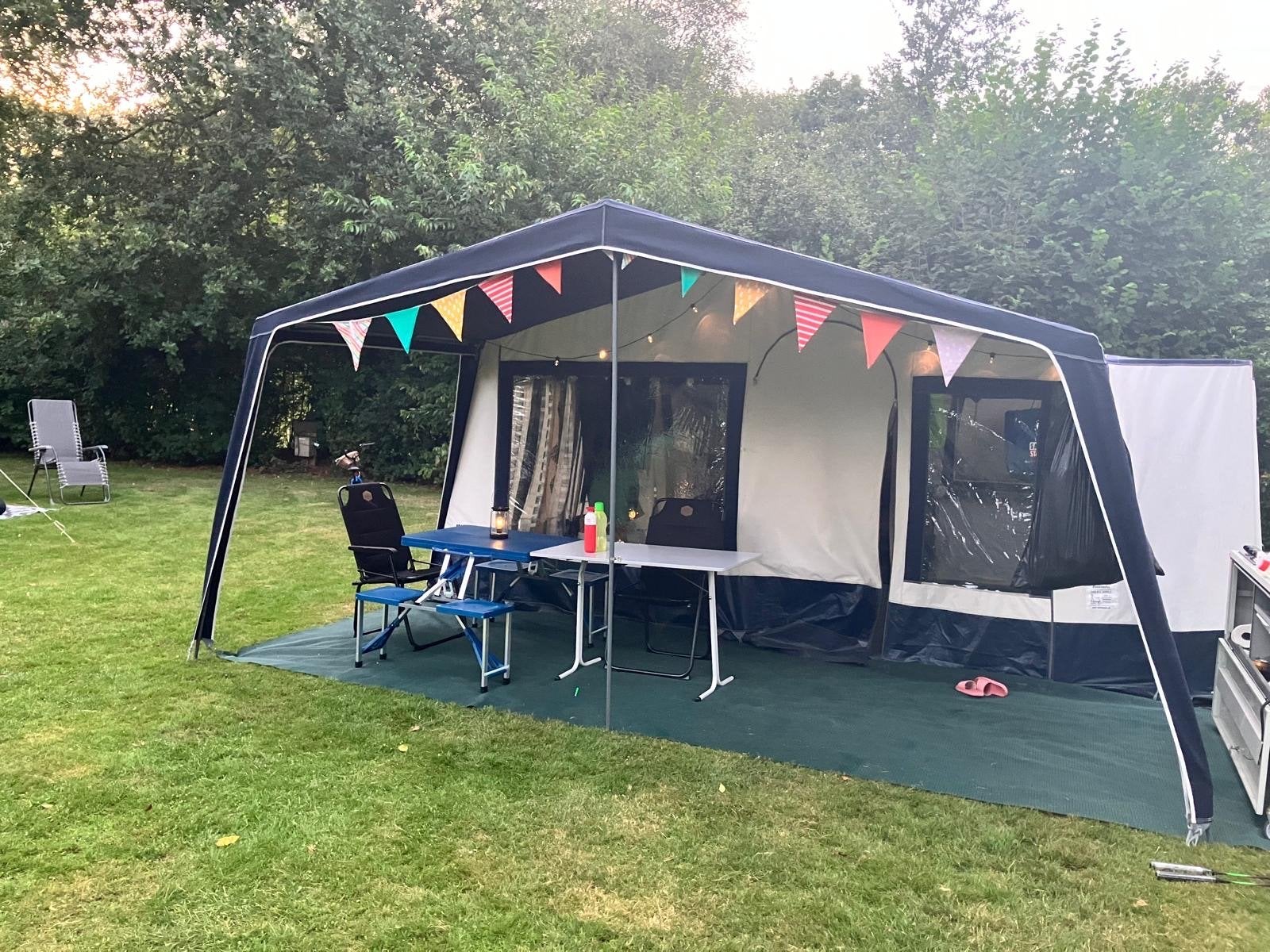 Vouwwagen Roadmaster Family S - Compleet en Klaar voor Avont, Caravans en Kamperen, Ophalen