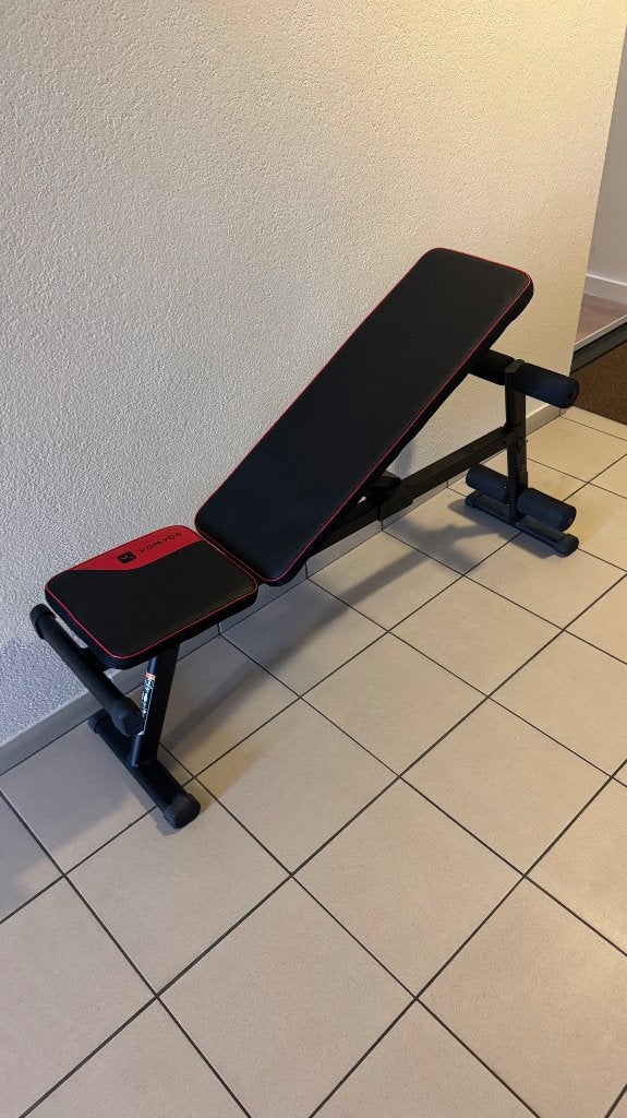 Fitnessbank krachttraining bench, Sport en Fitness, Ophalen, Benen, Overige typen, Aluminium