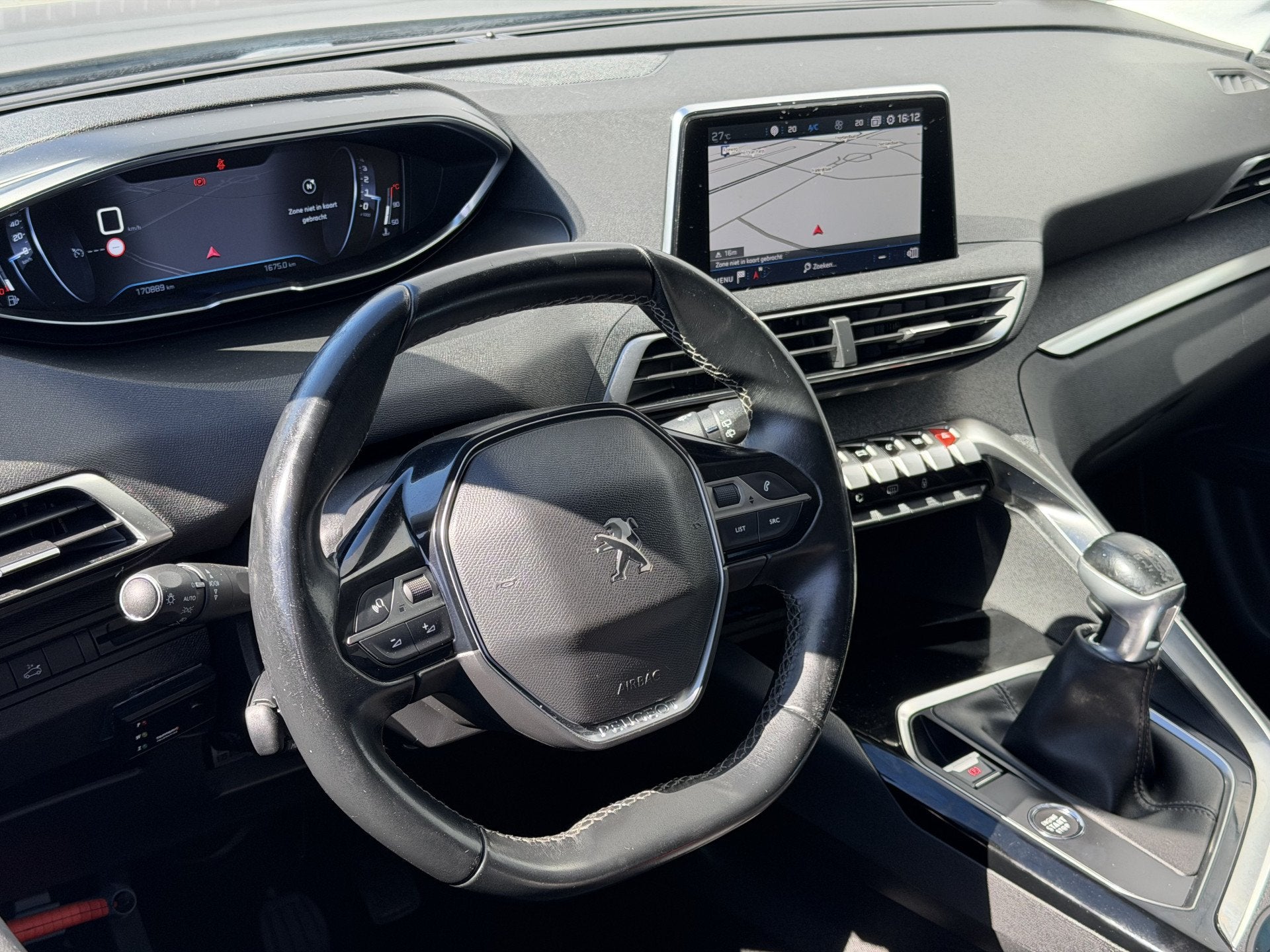Peugeot 3008 1.2 PureTech Blue Lease Premium | RIJKLAAR | NA, Auto's, Voorwielaandrijving, Gebruikt, 1199 cc, Leder en Stof
