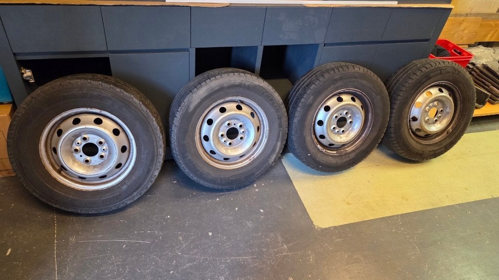 Set velgen + Banden Fiat Ducato 5 x118, Ophalen, Gebruikt, Fiat