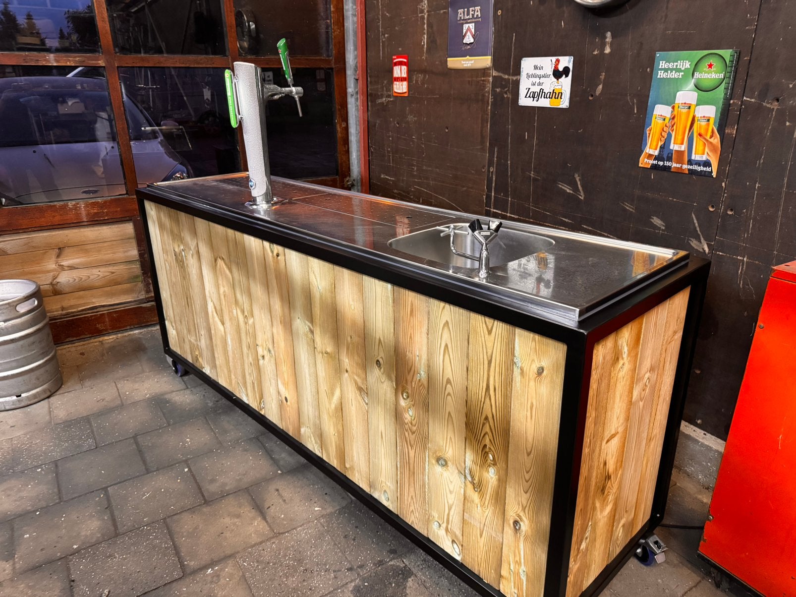 Mobiele biertap instalatie icecold, Witgoed en Apparatuur, Thuistaps, Ophalen, Zo goed als nieuw, Overige merken