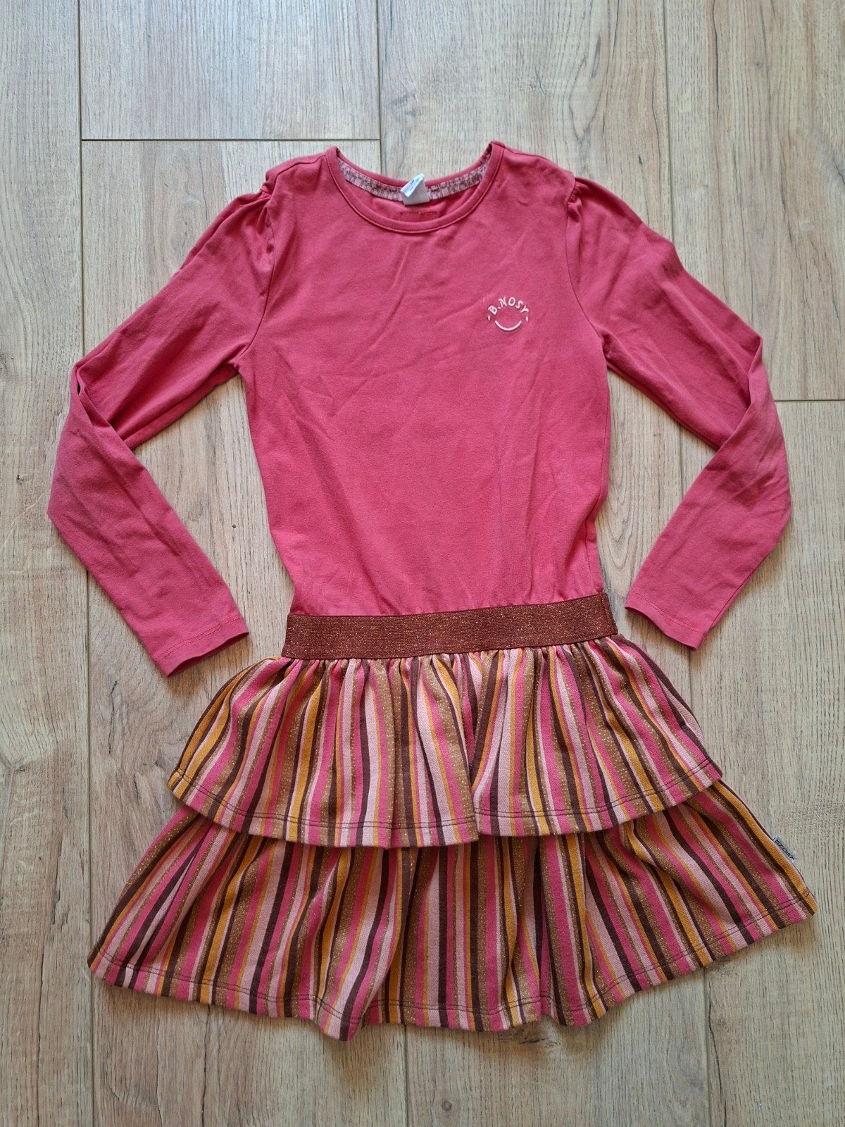Jurkje B.Nosy mt 128, Kinderen en Baby's, Kinderkleding | Maat 128, Ophalen of Verzenden, Zo goed als nieuw, Meisje, Jurk of Rok