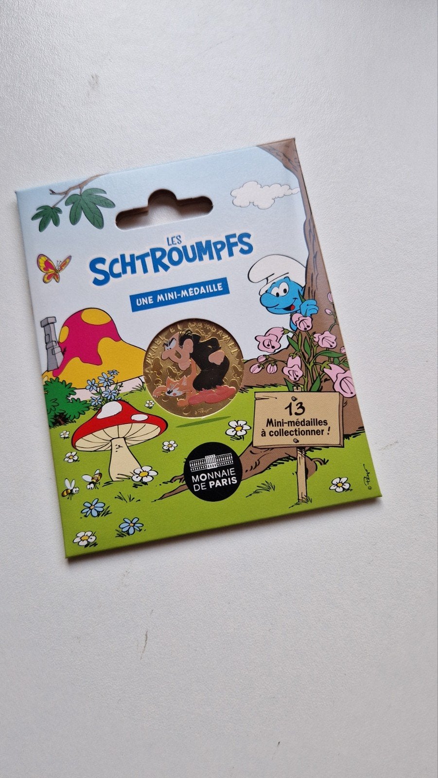 Smurfen mini-medaille Gargamel - Monnaie de Paris, Verzamelen, Ophalen of Verzenden, Nieuw, Gargamel, Gebruiksvoorwerp