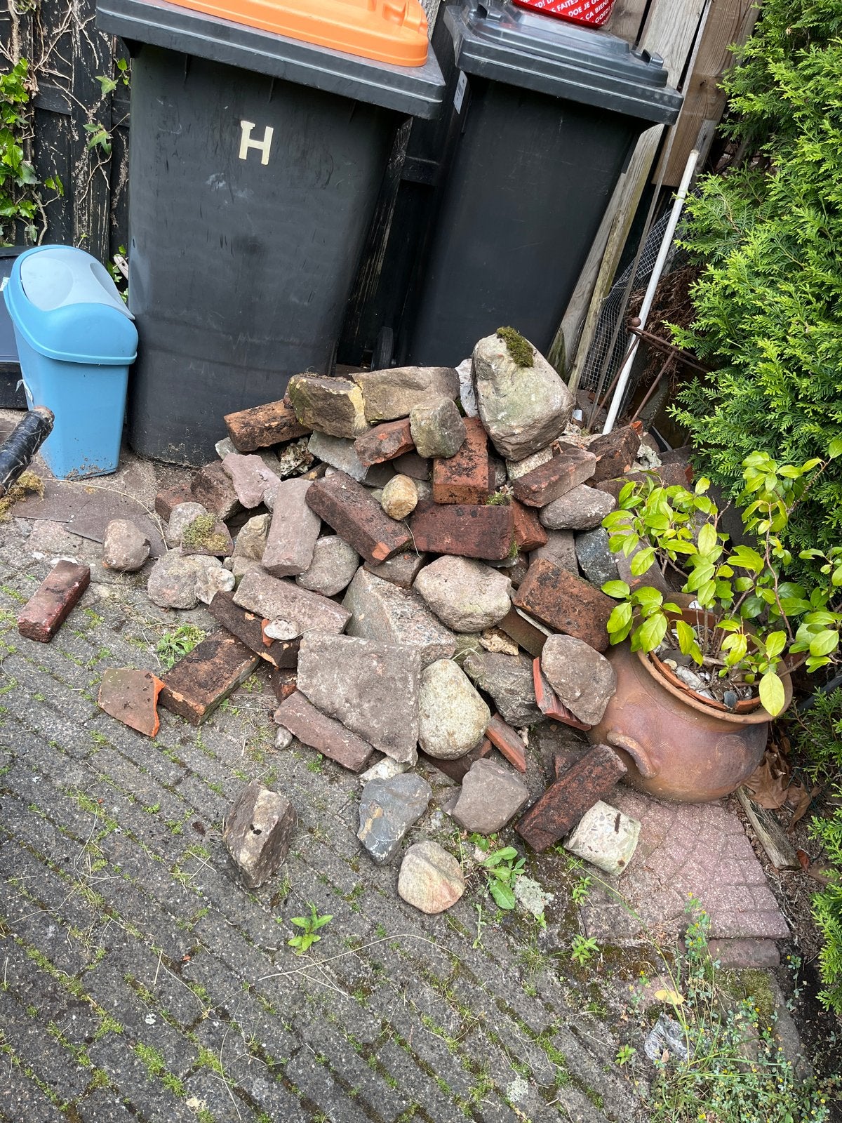 Diverse stenen voor tuin of project, Ophalen, Gebruikt, Overige typen