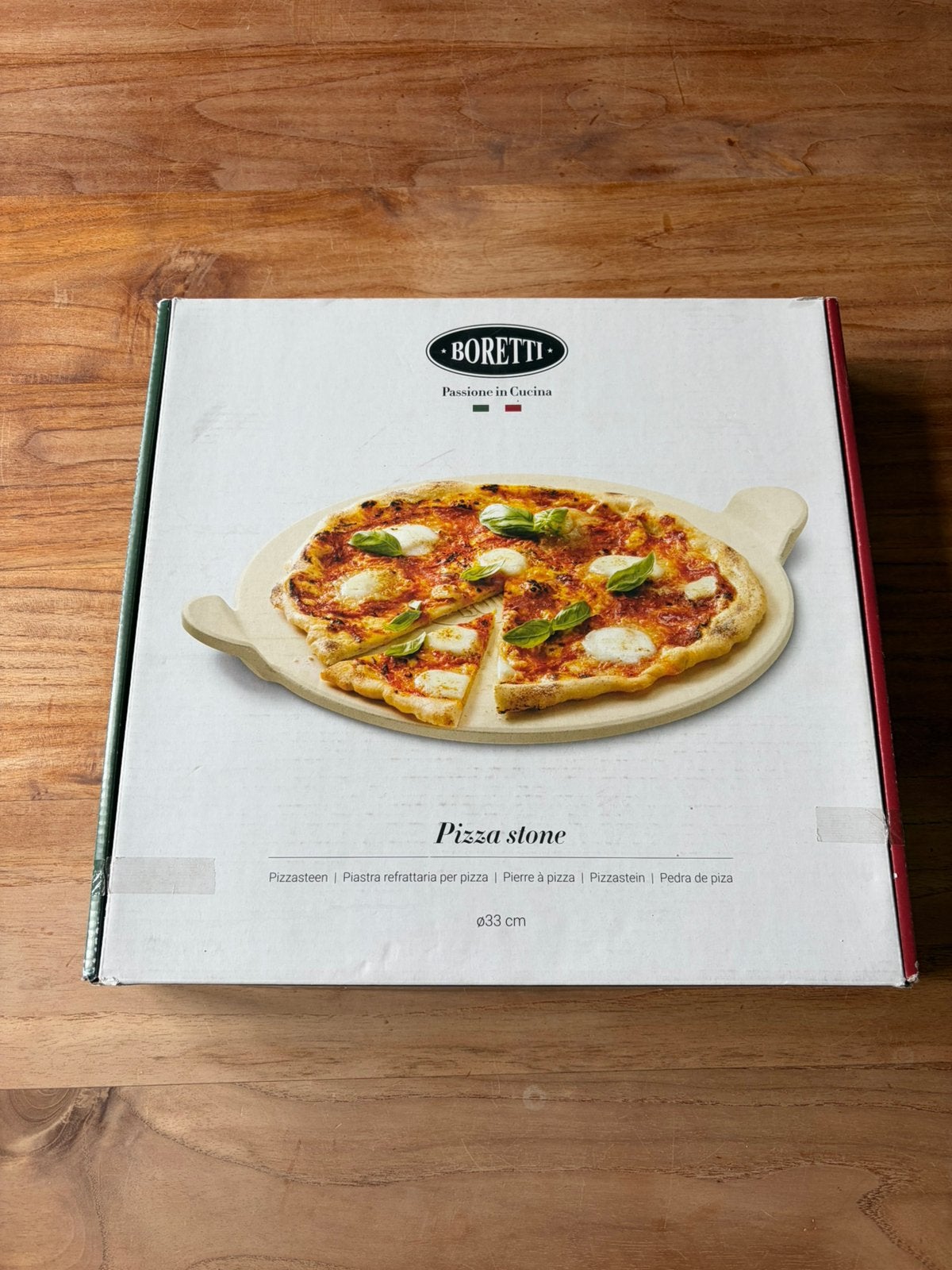 Boretti pizzasteen (ongebruikt), Ophalen, Nieuw