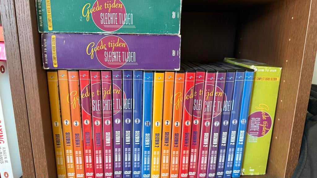 Goede Tijden Slechte Tijden (GTST) Seizoen 1 t/m 9 DVD Boxen, Alle leeftijden, Ophalen, Gebruikt