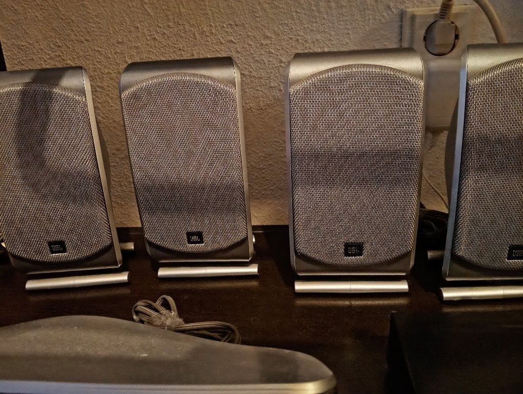 JBL boxen 5 delig, Gebruikt, JBL, Ophalen of Verzenden, Surroundset