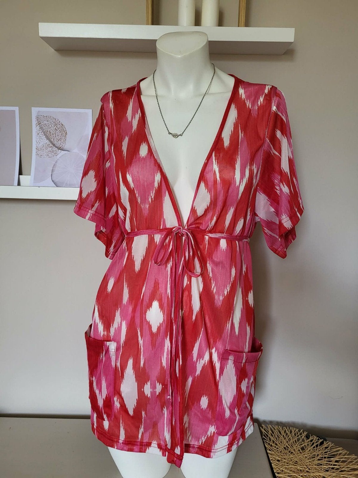 Zomers overslagjurkje - maat S, Kleding | Dames, Meerkleurig, Ophalen of Verzenden, Zo goed als nieuw, Overige typen