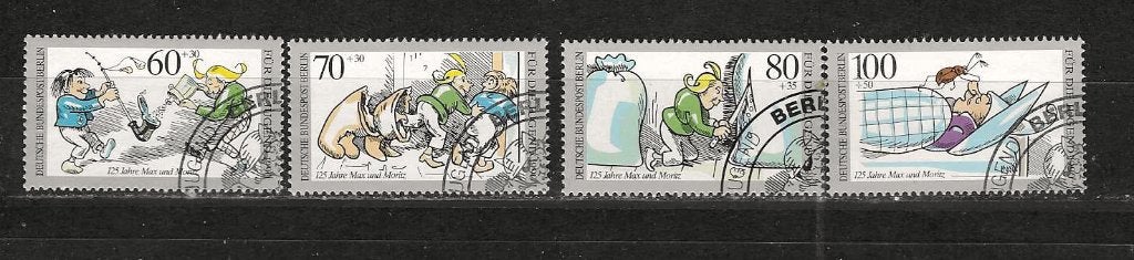 Berlin 868-871, Ophalen of Verzenden, BRD, Gestempeld