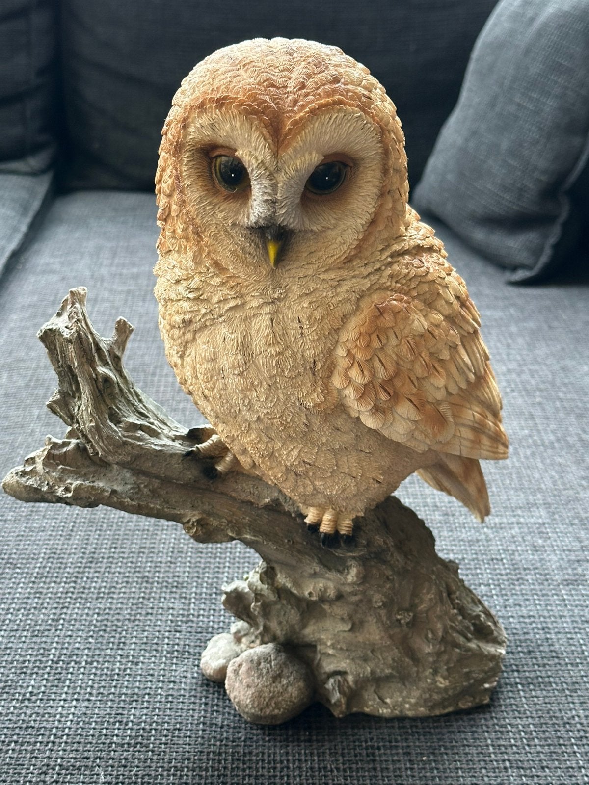 Uil op stronk, Verzamelen, Dierenverzamelingen, Ophalen of Verzenden, Zo goed als nieuw, Vogel, Beeldje of Figuurtje