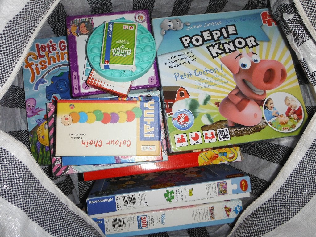 ongeveer 15 kinderspelletjes voor €12, Kinderen en Baby's, Speelgoed | Overig, Gebruikt, Jongen of Meisje, Ophalen