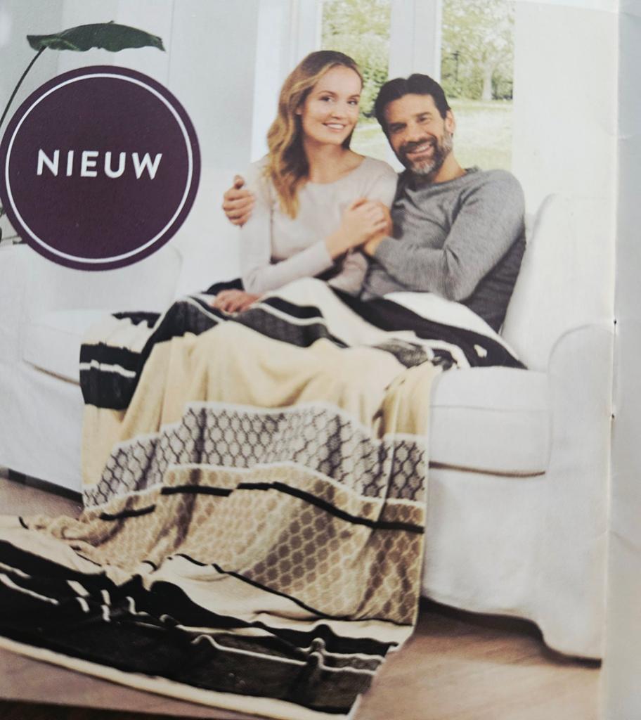 Optidee woonplaid, Huis en Inrichting, Woonaccessoires | Plaids en Woondekens, Ophalen of Verzenden, Nieuw