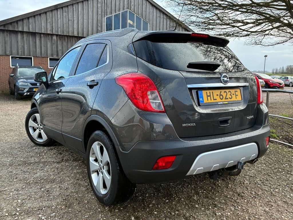 Opel Mokka 1.4 T Cosmo | Cruise + Clima + Half leder nu €, Voorwielaandrijving, Gebruikt, 4 cilinders, Leder en Stof