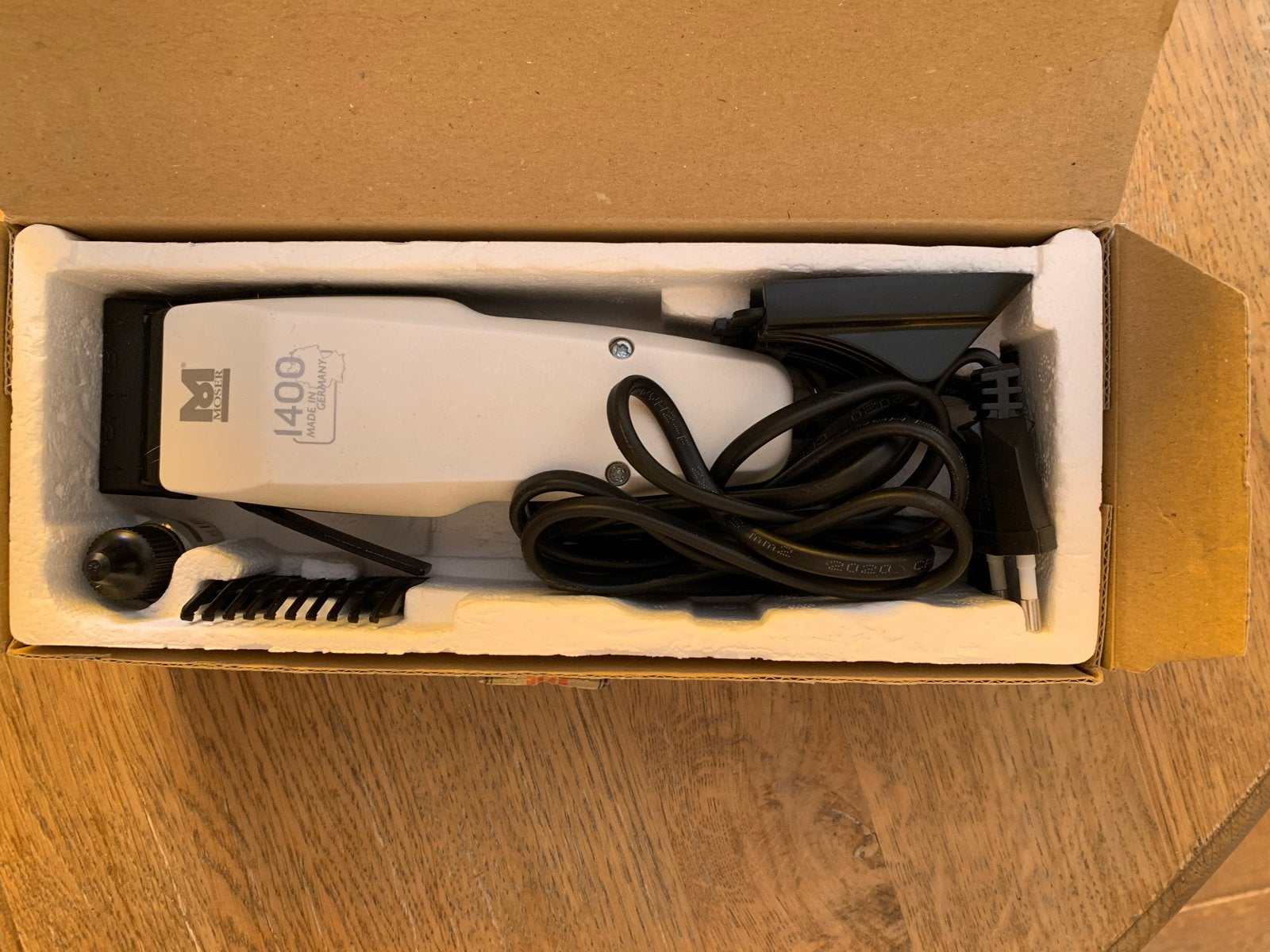 Moser 1400 Tondeuse - Perfecte staat, versleten doos, Ophalen of Verzenden, Zo goed als nieuw
