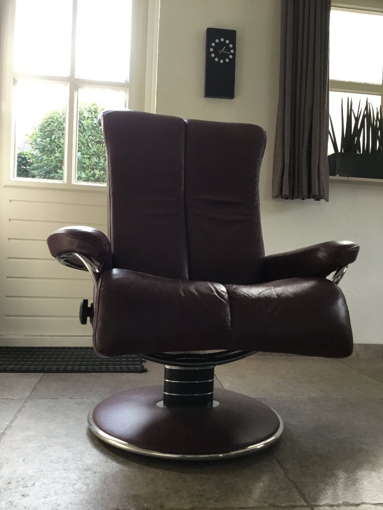 Stressless fauteuil, Huis en Inrichting, Ophalen, Gebruikt, 75 tot 100 cm, Leer