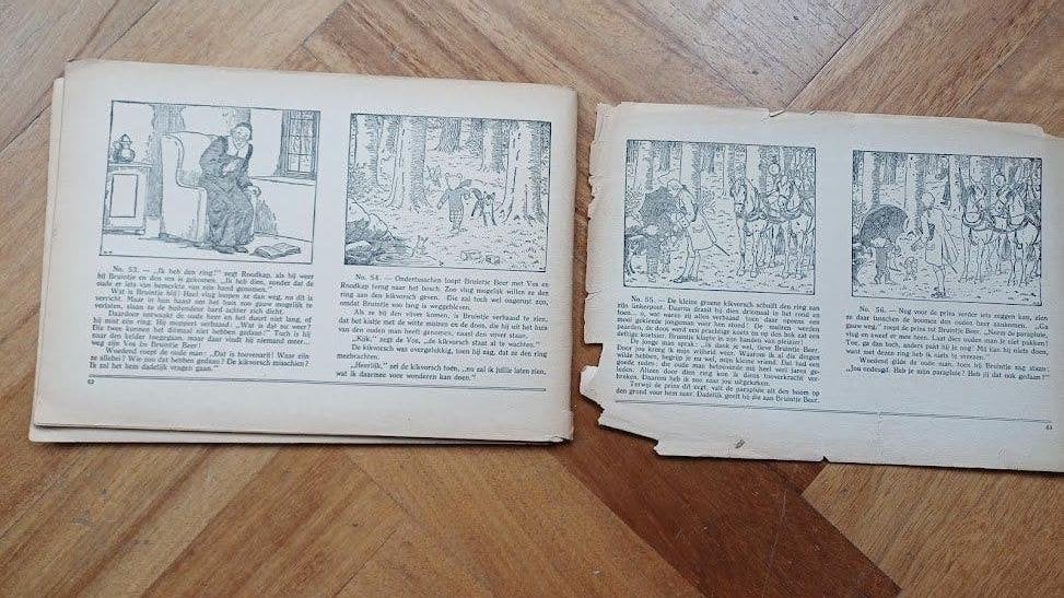 Mary Tourtel, De avonturen van Bruintje Beer / 6e serie 1934, Ophalen of Verzenden, Mary Tourtel