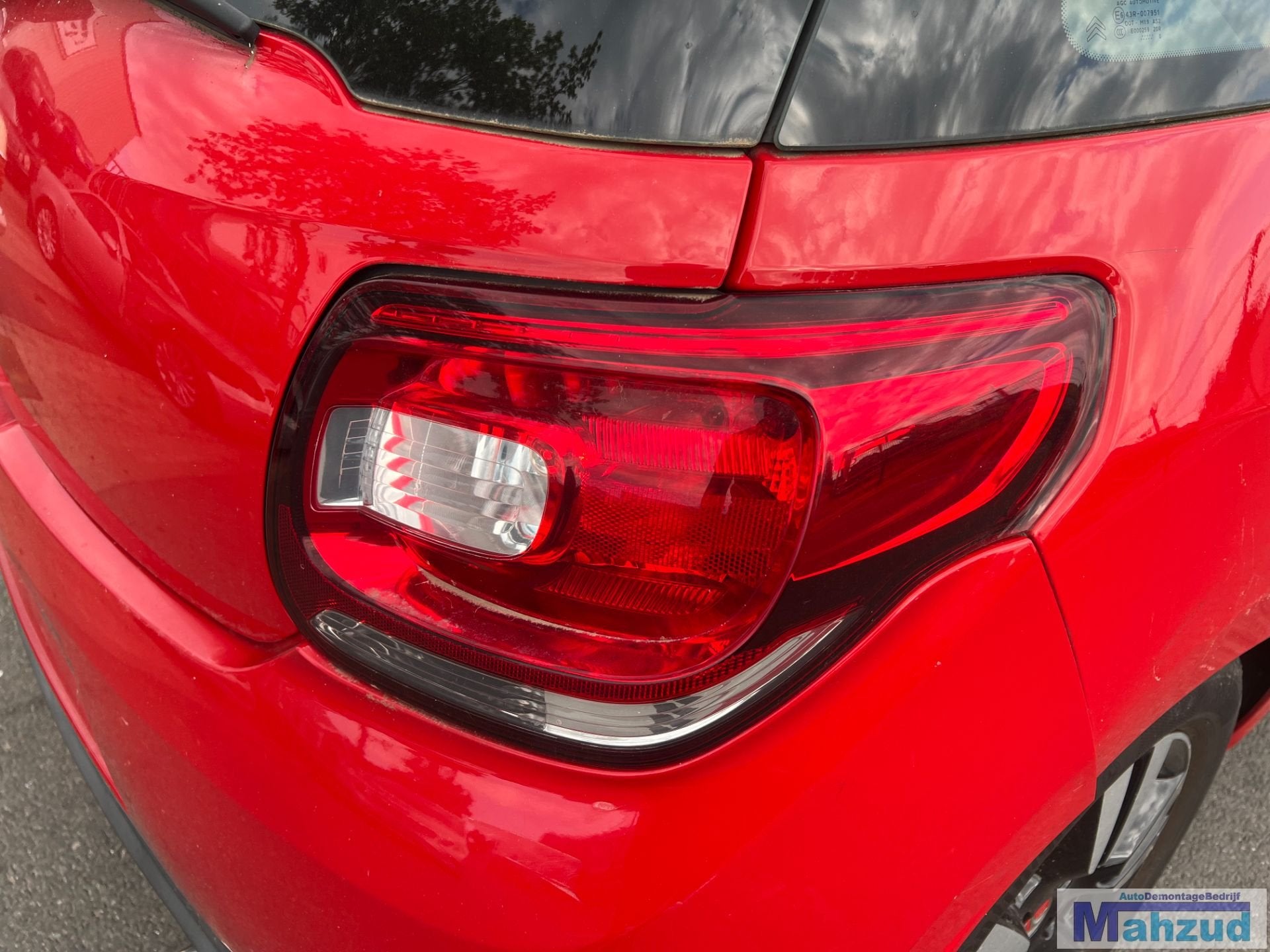 CITRO N DS3 rechts achterlicht 2010-2015, Auto-onderdelen, Verlichting, Gebruikt, Citroën, Stellantis N.V., Ophalen of Verzenden