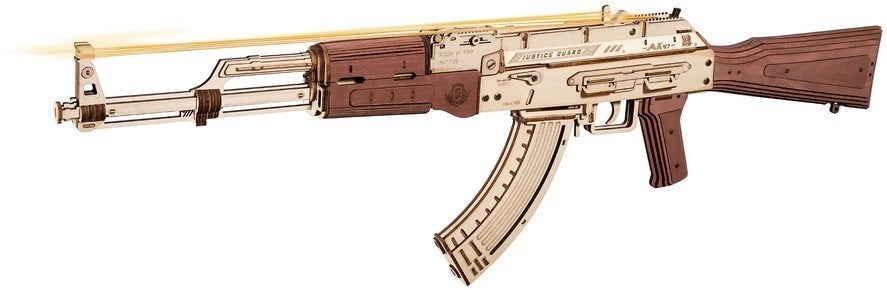 Robotime Automatic Rifle AK-47, Hobby en Vrije tijd, Knutselen, Nieuw, Ophalen of Verzenden