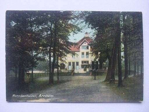 Q74 Arnhem - Monnikenhuizen, Ophalen of Verzenden, 1920 tot 1940, Ongelopen, Gelderland