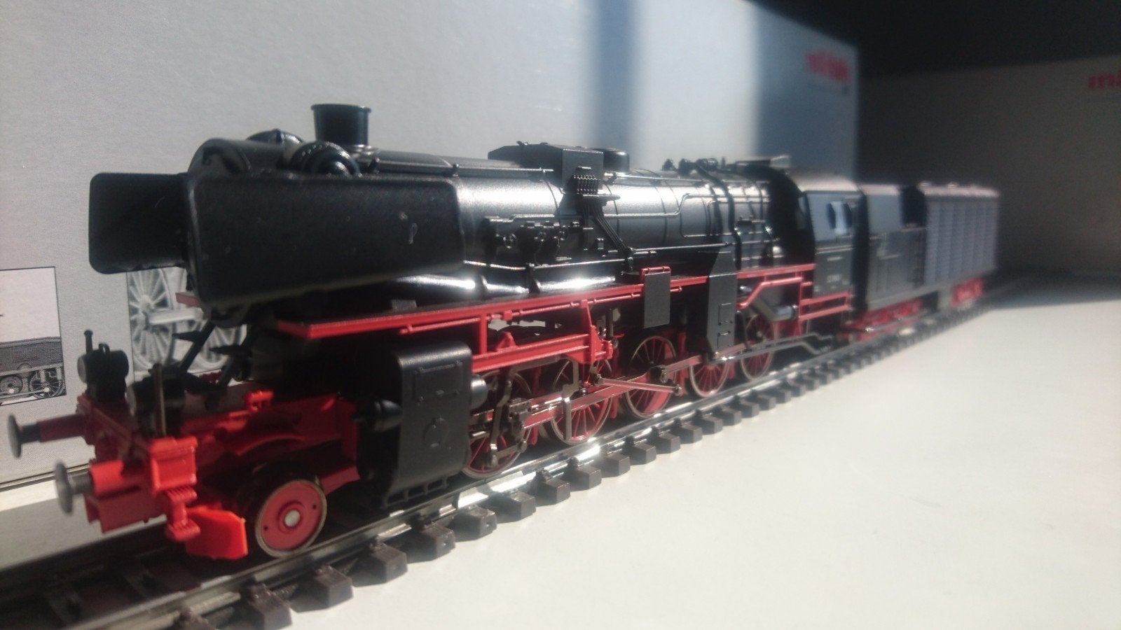 Marklin - Stoomlocomotief BR 52 Condens DB  Mfx+Geluid 37175, Ophalen, Wisselstroom, Locomotief, Zo goed als nieuw