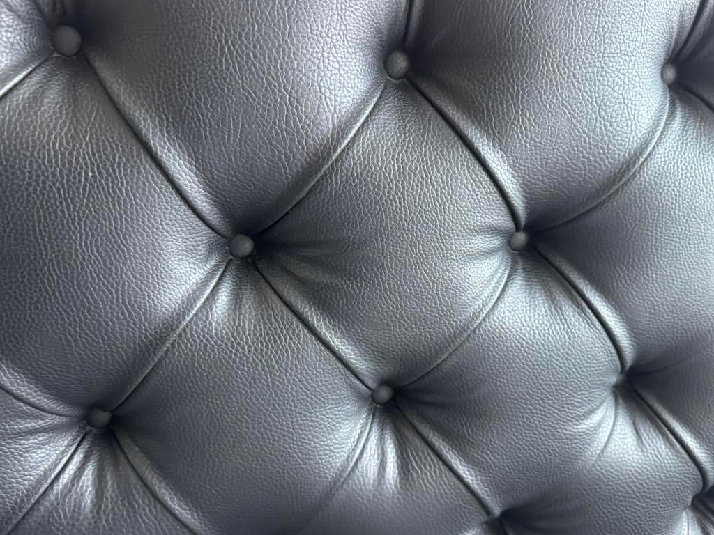 Achterwand van een bed, Zwart, Tweepersoons, Zo goed als nieuw, 140 cm