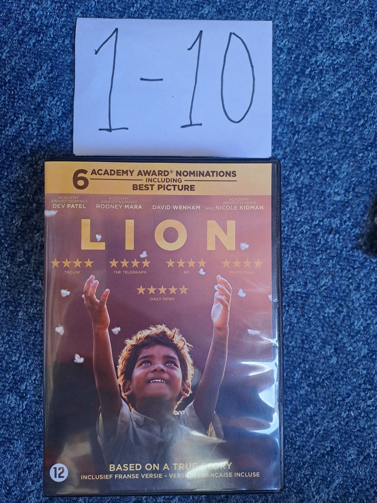 Lion - Gebaseerd op een waargebeurd verhaal (DVD), Cd's en Dvd's, Engels, Waargebeurd drama, Ophalen of Verzenden, Zo goed als nieuw