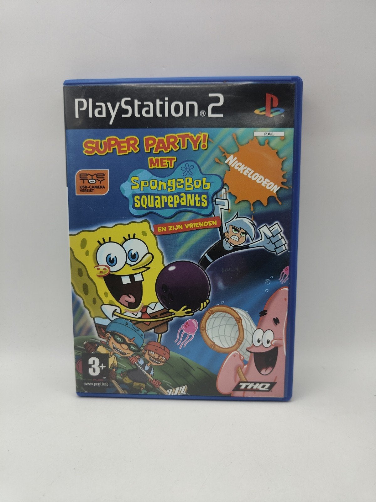 Super Party! met Spongebob Squarepants PS2, Spelcomputers en Games, THQ Inc., 29903 Agoura Rd, Agoura Hills, CA 91301, USA, THQ