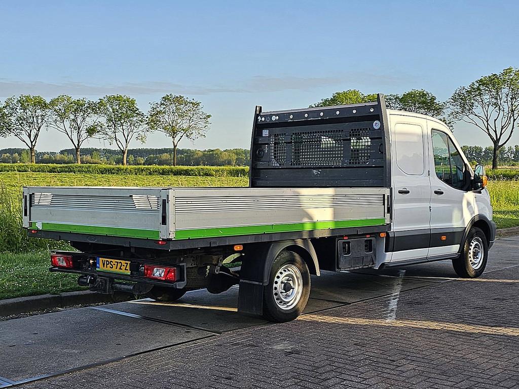 FORD TRANSIT 2.2 155pk dub.cab.!, Auto's, Bestelauto's, Euro 5, Gebruikt, 7 stoelen, Wit