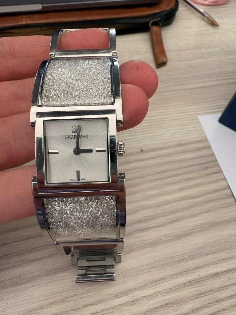 Swarovski horloge, Staal, Polshorloge, Zo goed als nieuw, Ophalen